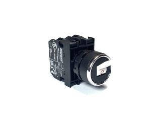 Кнопка-тумблер (1НО+1НЗ), B102C - EMAS