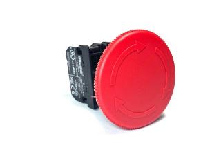 Кнопка аварийная "Грибок" с фиксацией (1НО+1НЗ), B102E60 - EMAS