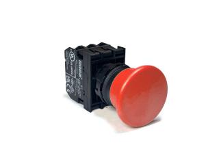 Кнопка аварийная "Грибок" без фиксации красная (3НO), B111MK - EMAS