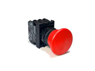 Кнопка аварийная "Грибок" без фиксации красная (1НО+2НЗ), B122MK - EMAS