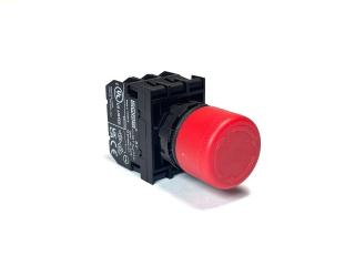 Кнопка аварийная "Грибок" с фиксацией (3НЗ), B222E30 - EMAS