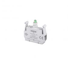 Блок подсветки с зеленым светодиодом 12-30V AC/DC, B9 - EMAS