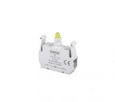 Блок подсветки с желтым светодиодом 110V AC/DC, BF - EMAS