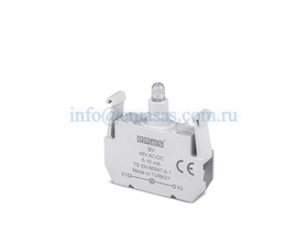 Блок подсветки с красным светодиодом 48V AC/DC, BV - EMAS