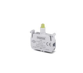 Блок подсветки с желтым светодиодом 12-30V AC/DC, CB8 - EMAS