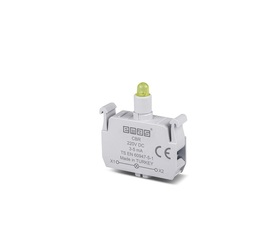 Блок подсветки с желтым светодиодом 220V DC, CBR - EMAS