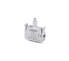 Блок подсветки с красным светодиодом 48V AC/DC, CBX - EMAS