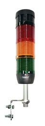 Сигнальная колонна 70 мм, LED FLESH 24V AC/DC, зуммер, IP40, IK73F024ZD01 - EMAS