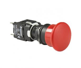 Кнопка аварийная "Грибок" без фиксации красная (2НО), D101YM30K - EMAS