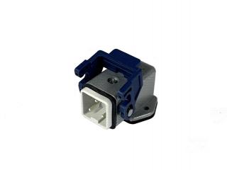 Вилка 3 полюса, монтаж боковой на панель с фиксатором EBM03FE41 - EMAS