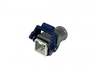 Вилка 3 полюса, монтаж на кабель с фиксатором EBM03FU31 - EMAS