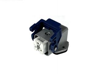 Розетка 3 полюсов, монтаж боковой на панель с фиксатором EBM03PE41 - EMAS