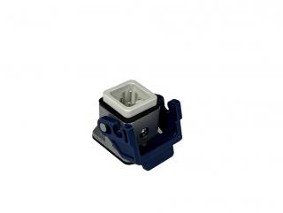 Вилка 4 полюса, монтаж на панель с фиксатором EBM04FM41 - EMAS