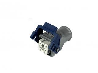 Розетка 5 полюсов, монтаж на кабель с фиксатором EBM05PU31 - EMAS