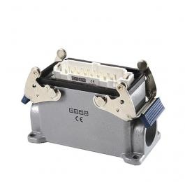 Вилка 16 полюсов, монтаж на панель с фиксатором EBM16FD27 - EMAS