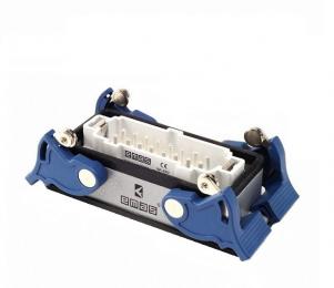 Вилка 16 полюсов, монтаж на панель с фиксатором EBM16FM44 - EMAS