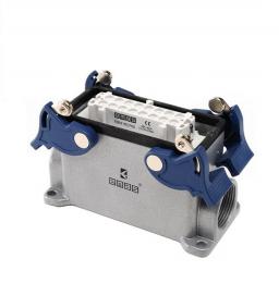 Розетка 16 полюсов, монтаж на панель с фиксатором EBM16PD14 - EMAS