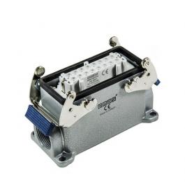 Розетка 16 полюсов, монтаж на панель с фиксатором EBM16PD27 - EMAS