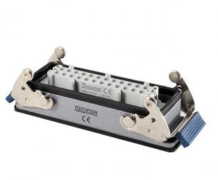 Розетка 24 полюса, монтаж на панель с фиксатором EBM24PM47 - EMAS