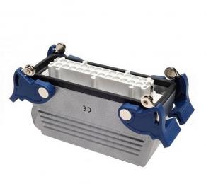 Розетка 24 полюса, боковой кабельный ввод с фиксатором EBM24PU14 - EMAS