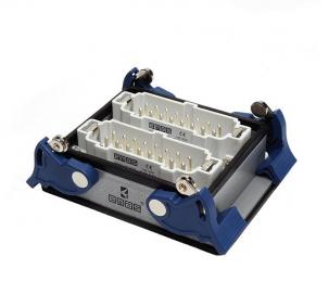 Вилка 32 полюса, монтаж на панель с фиксатором EBM32FM44 - EMAS