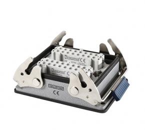 Розетка 32 полюса, монтаж на панель с фиксатором EBM32PM48 - EMAS