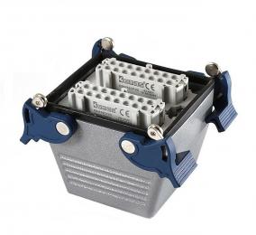 Розетка 32 полюса, монтаж на кабель с фиксатором EBM32PU34 - EMAS