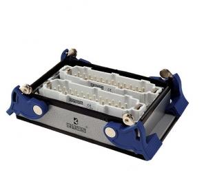 Вилка 48 полюсов, монтаж на панель с фиксатором EBM48FM44 - EMAS