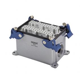 Розетка 48 полюсов, монтаж на панель с фиксатором EBM48PD24 - EMAS