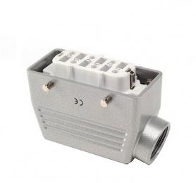 Розетка 6 полюсов, боковой кабельный ввод EBM606PU10 - EMAS