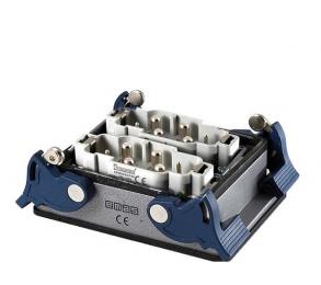 Вилка 2*((4x80A)+(2x16A)), монтаж на панель с фиксатором EBM812FM44 - EMAS