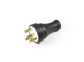 Вилка в резиновом корпусе 3P+E, EKS325F - EMAS