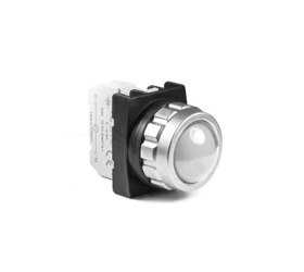 Светосигнальная арматура белая 12-30V AC/DC, H050XB - EMAS
