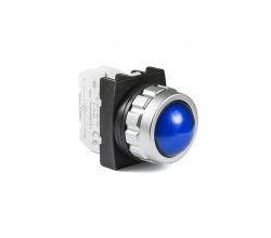 Светосигнальная арматура синяя 12-30V AC/DC, H070XM - EMAS