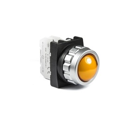 Светосигнальная арматура желтая 12-30V AC/DC, H080XS - EMAS