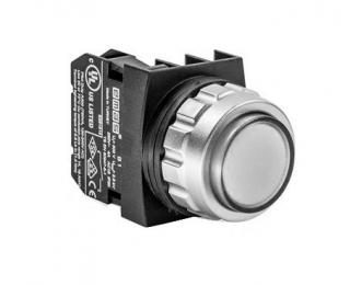 Кнопка выступающая, белая (1НО+1НЗ), H102HB - EMAS