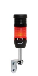 Сигнальная колонна IP40, 50 мм, LED 24V AC/DC, зуммер цвет красный, IK51L024ZD01 - EMAS
