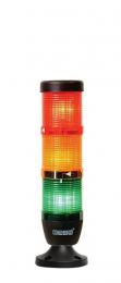 Сигнальная колонна IP40, 50 мм, LED 24V AC/DC, цвет красный, зеленый, IK53L024XM02 - EMAS