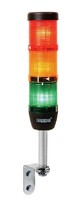 Сигнальная колонна IP65, 50 мм, LED 220V AC, цвет красный, желтый, зеленый, IK53L220XD01E - EMAS