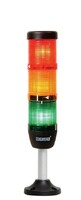 Сигнальная колонна IP65, 50 мм, LED 220V AC, цвет красный, желтый, зеленый, IK53L220XM03 - EMAS