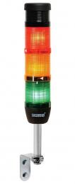 Сигнальная колонна IP40, 50 мм, LED 24V AC/DC, зуммер, цвет красный, желтый, зеленый, IK53L024ZD01 - EMAS