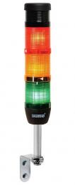 Сигнальная колонна IP40, 50 мм, LED 220V AC, зуммер, цвет красный, желтый, зеленый, IK53L220ZD01 - EMAS
