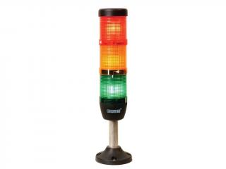 Сигнальная колонна 50 мм, LED 24V AC/DC, IP65, IK53L024XM03E - EMAS