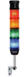 Сигнальная колонна IP40, 50 мм, LED 24V AC/DC, цвет красн, жел, зелен, син, IK54L024ZD01 - EMAS