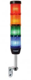 Сигнальная колонна IP40, 50 мм, LED 24V AC/DC, цвет красный, желтый, зеленый, синии, IK54L024XM02 - EMAS