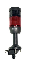 Сигнальная колонна 70 мм, LED LED 220V AC, зуммер, IP40, IK71L220ZD51 - EMAS