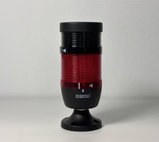 Сигнальная колонна IP40, 70 мм, LED 220V AC, зуммер, цвет красный, IK71L220ZM02 - EMAS
