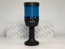 Сигнальная колонна IP65, 70 мм, LED FLASH 220V AC, цвет синий, IK71MF220XM01E - EMAS