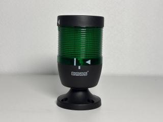 Сигнальная колонна IP65, 70 мм, LED FLASH 220V AC, цвет зеленый, IK71YF220XM02E - EMAS