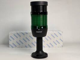 Сигнальная колонна IP40, 70 мм, LED 220V AC, зуммер, цвет зеленый, IK71YF220ZM01 - EMAS